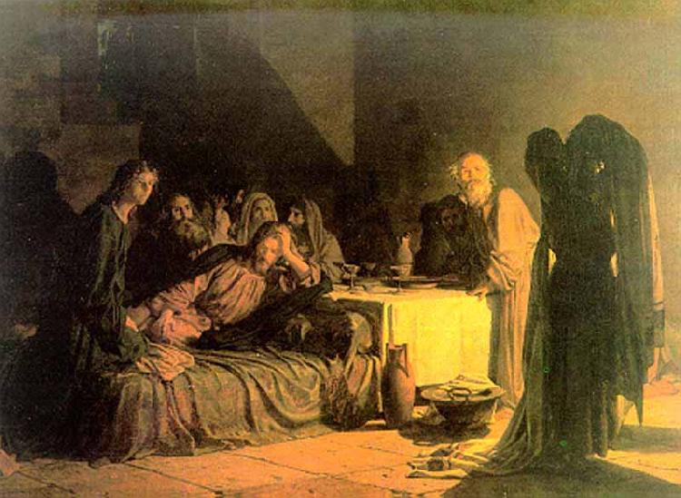 Nikolai Ge The Last Supper France oil painting art